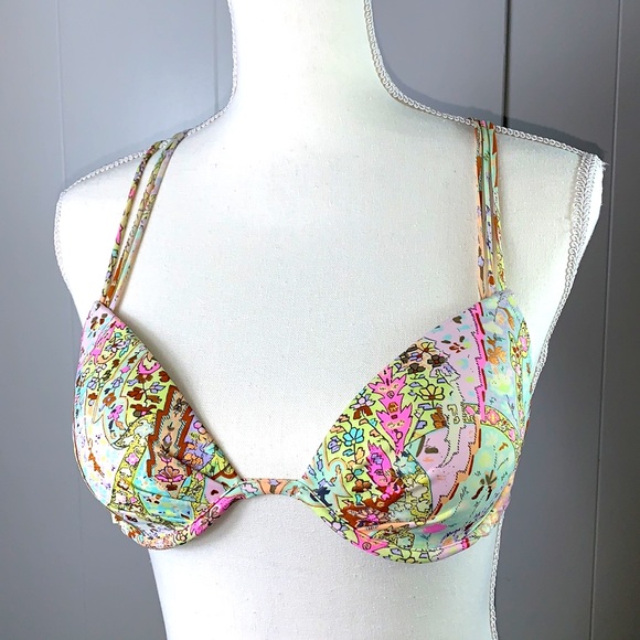 Victoria's Secret Other - Victoria’s Secret Racer Back Padded Bikini Top - 32 C